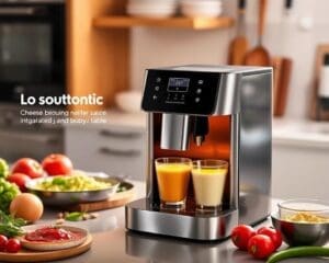 Keukenmachines met een ingebouwde verwarmer voor sauzen