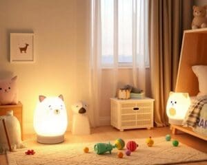 Kinderlampen met een ingebouwde nachtlampfunctie