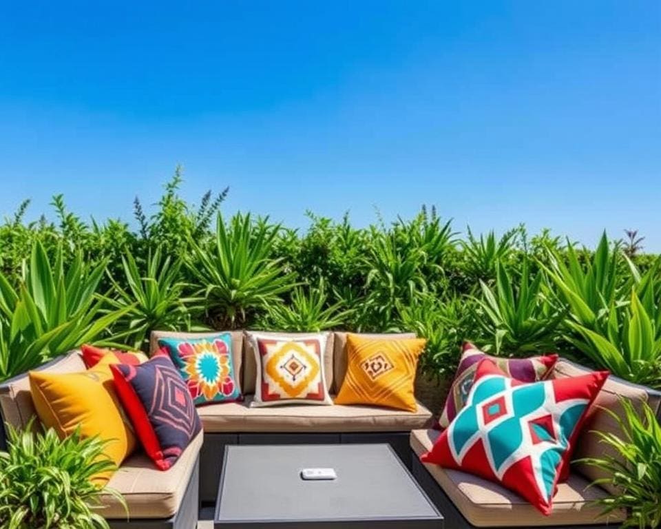 Moderne tuinkussens voor een comfortabele buitenervaring