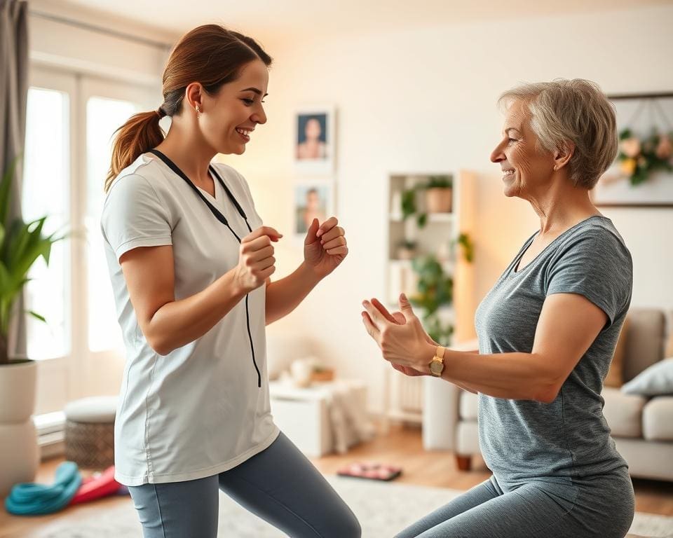 Persoonlijke fysiotherapie in de vertrouwde omgeving