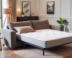 Slaapbanken met extra dikke matrassen voor comfort