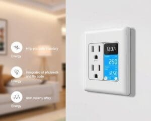 Slimme stopcontacten met kinderbeveiliging en energiemeters