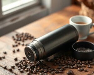 Thermoskannen met een ingebouwde schenktuit