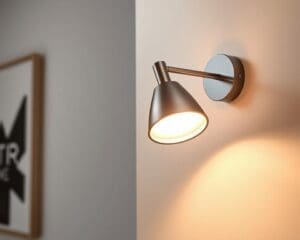 Wandlampen met een ingebouwde leeslampje
