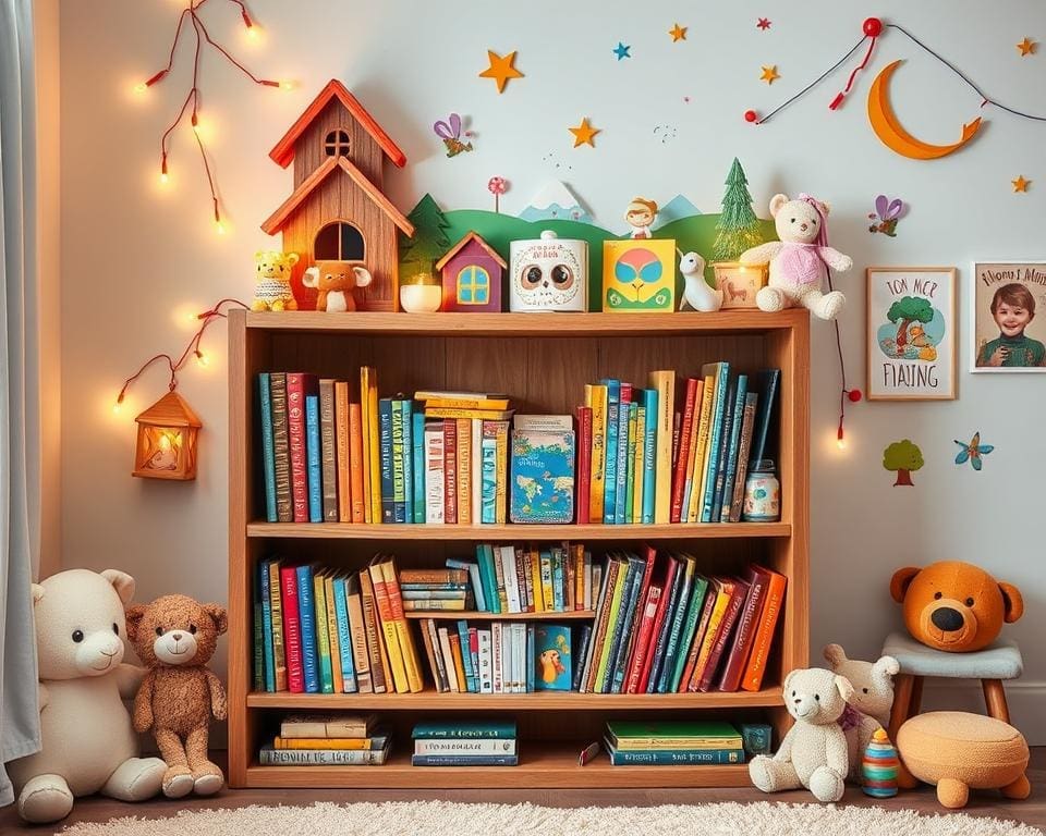 kinderboekenplank decoratie