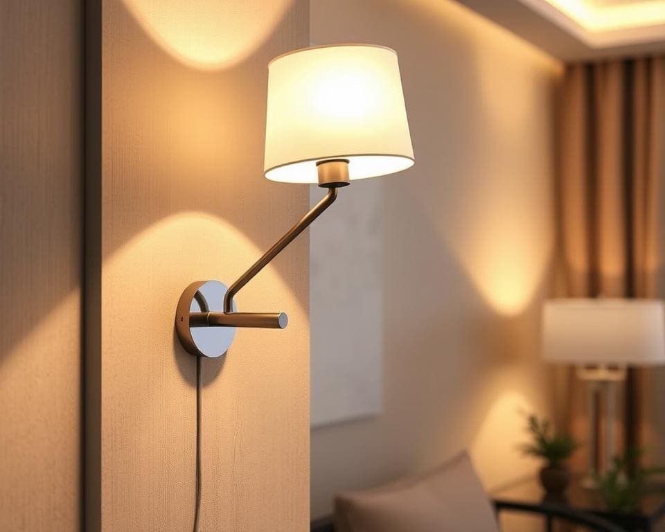 moderne leeswandlamp