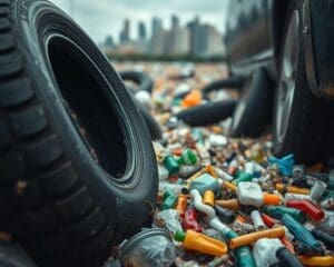 Waarom je autobanden bijdragen aan plastic vervuiling