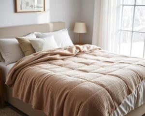 Elektrische dekens met een ultrazachte stof