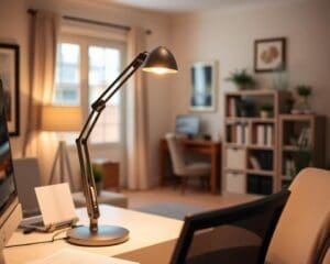 Hoe helpt een verstelbare bureaulamp bij oogcomfort?