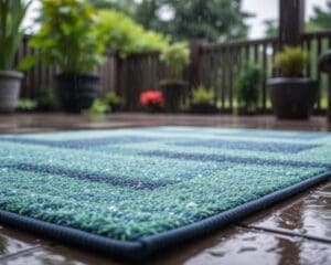 Is een buitenkleed bestand tegen regen?