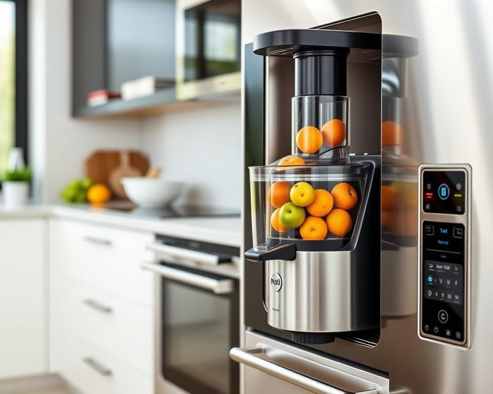 Keukenmachines met een ingebouwde fruitpers