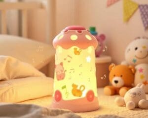 Kinderlampen met een ingebouwde muziekfunctie