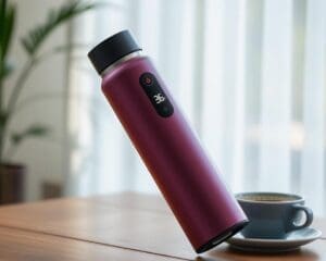 Thermosflessen met een ingebouwde temperatuurmeter