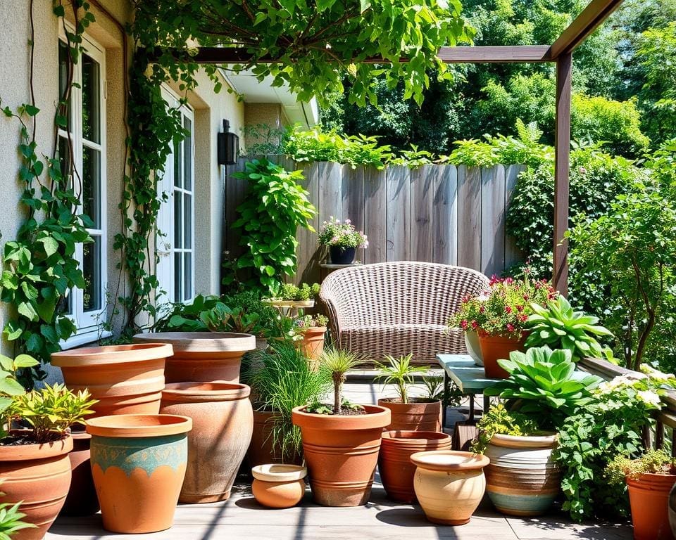 Welke bloempotten passen het beste bij jouw terras?