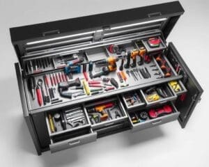 Welke gereedschapskist biedt de meeste opbergruimte?