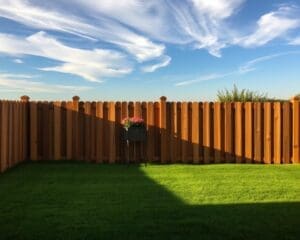 Welke schutting biedt de meeste privacy?