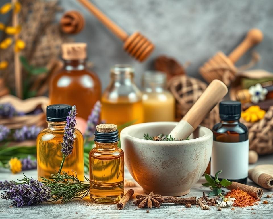 Hoe combineer je olie met andere producten?