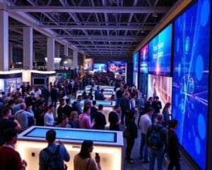 Waarom interactieve schermen de toekomst zijn op beurzen