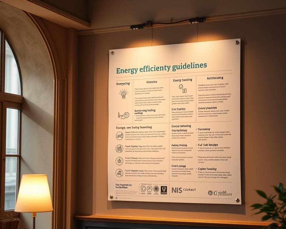 richtlijnen voor energie