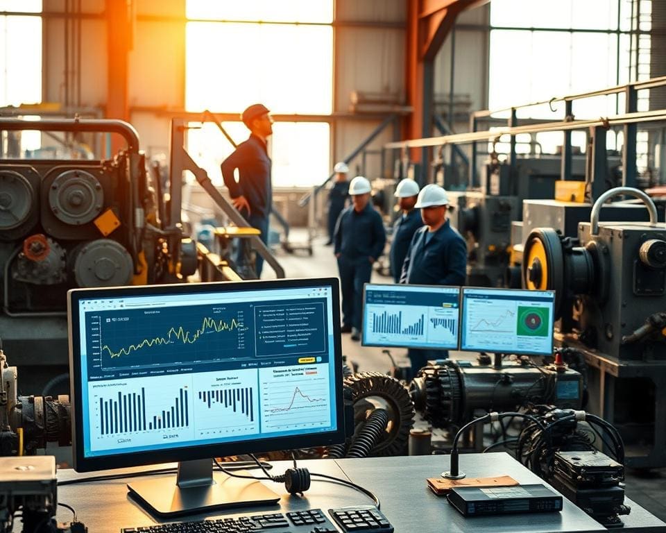 werking webbased monitoring voor machines