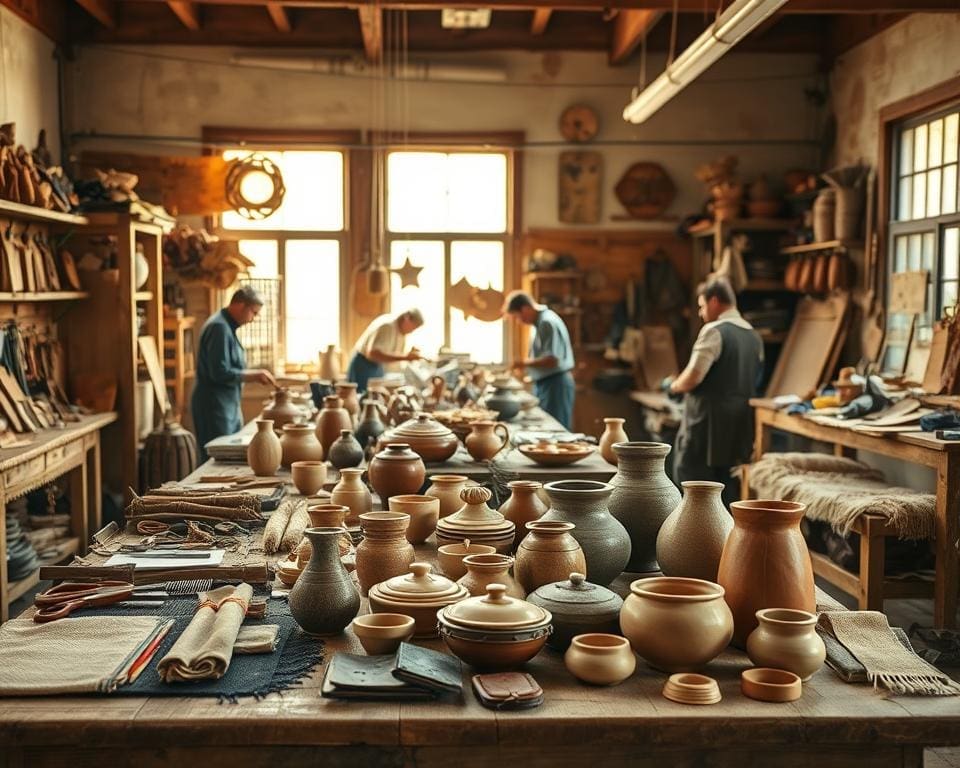 De evolutie van ambachtelijke producten naar massaproductie