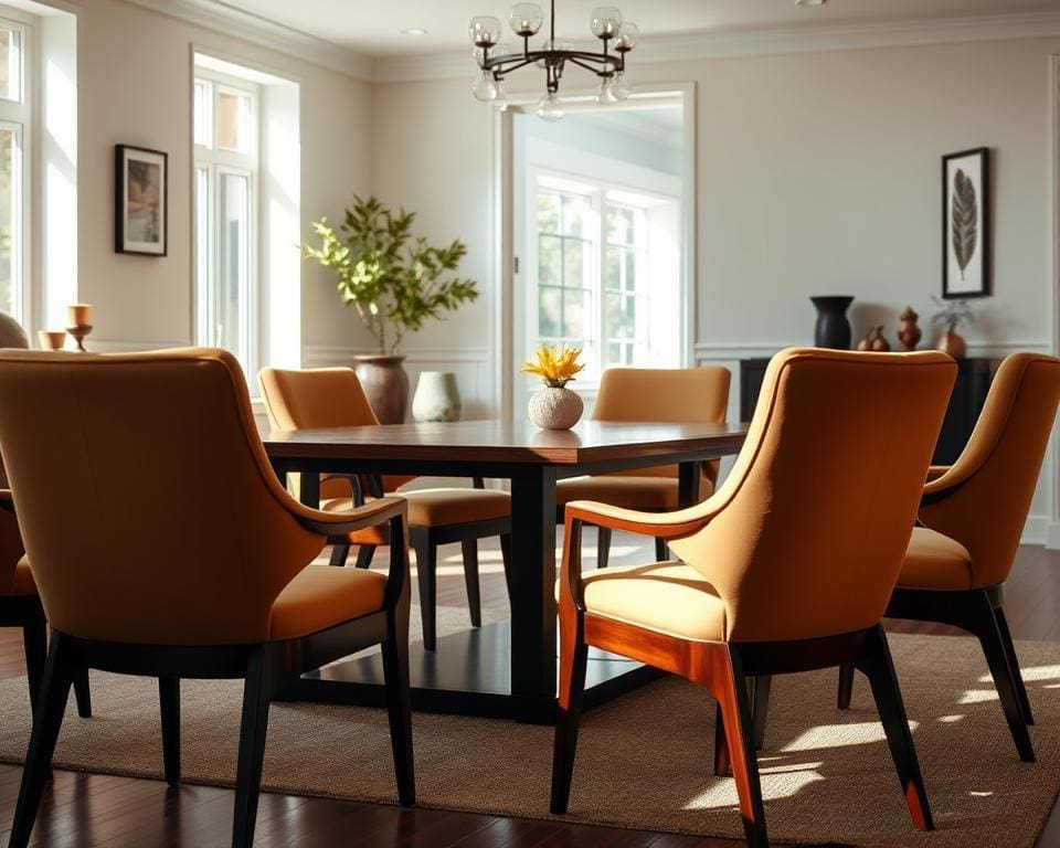 Eetkamerstoelen die stijl en comfort samenbrengen