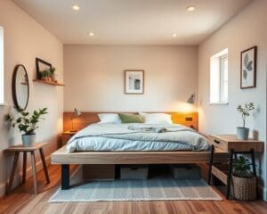 Hoogslapers die ruimte besparen in kleine kamers