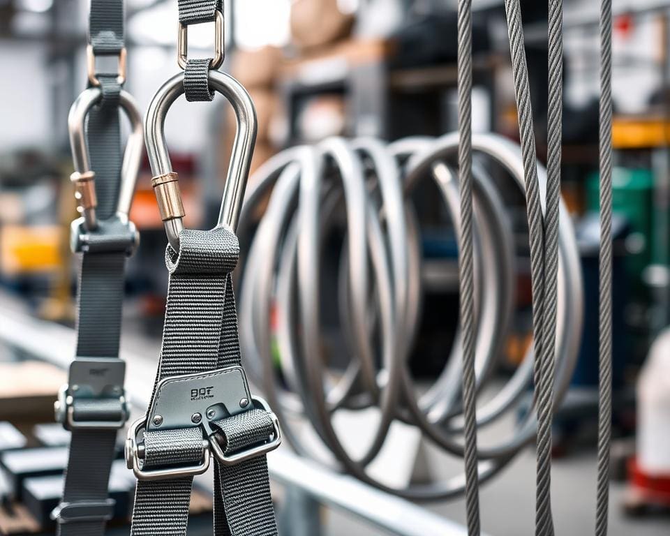 Veiligheidskabels en harnassen voor hoogwerkers