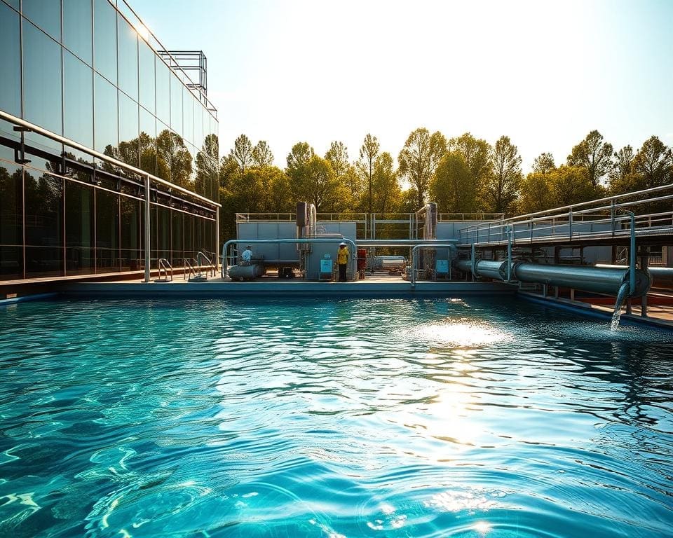 Waterzuiveringsinstallaties voor bedrijfsprocessen