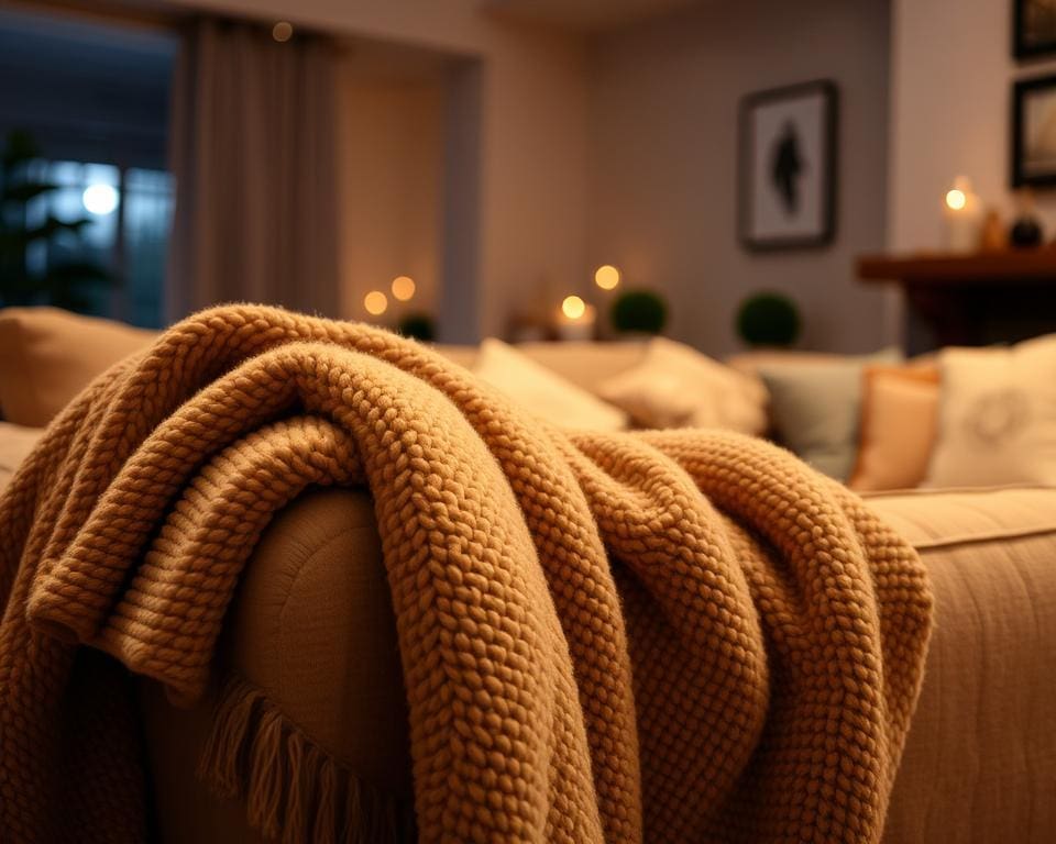 Zachte dekens voor knusse avonden op de bank