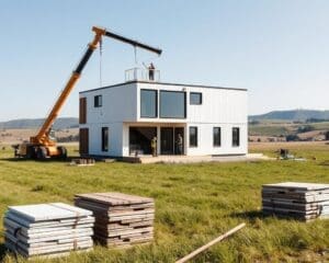 Hoe snel kan een modulaire woning worden geplaatst?