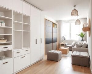 Praktische opbergideeën voor kleine appartementen