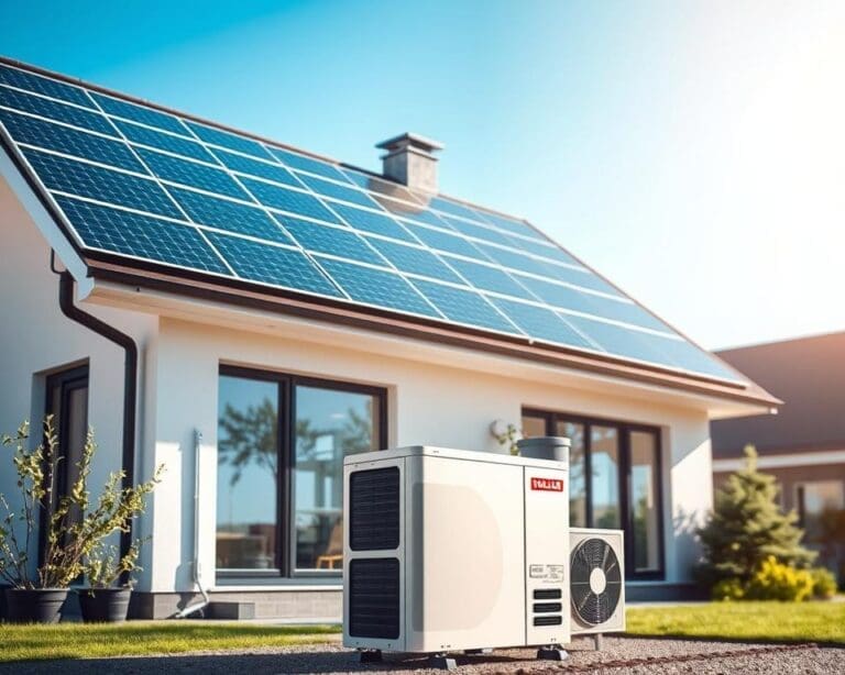 Warmtepomp in combinatie met zonnepanelen