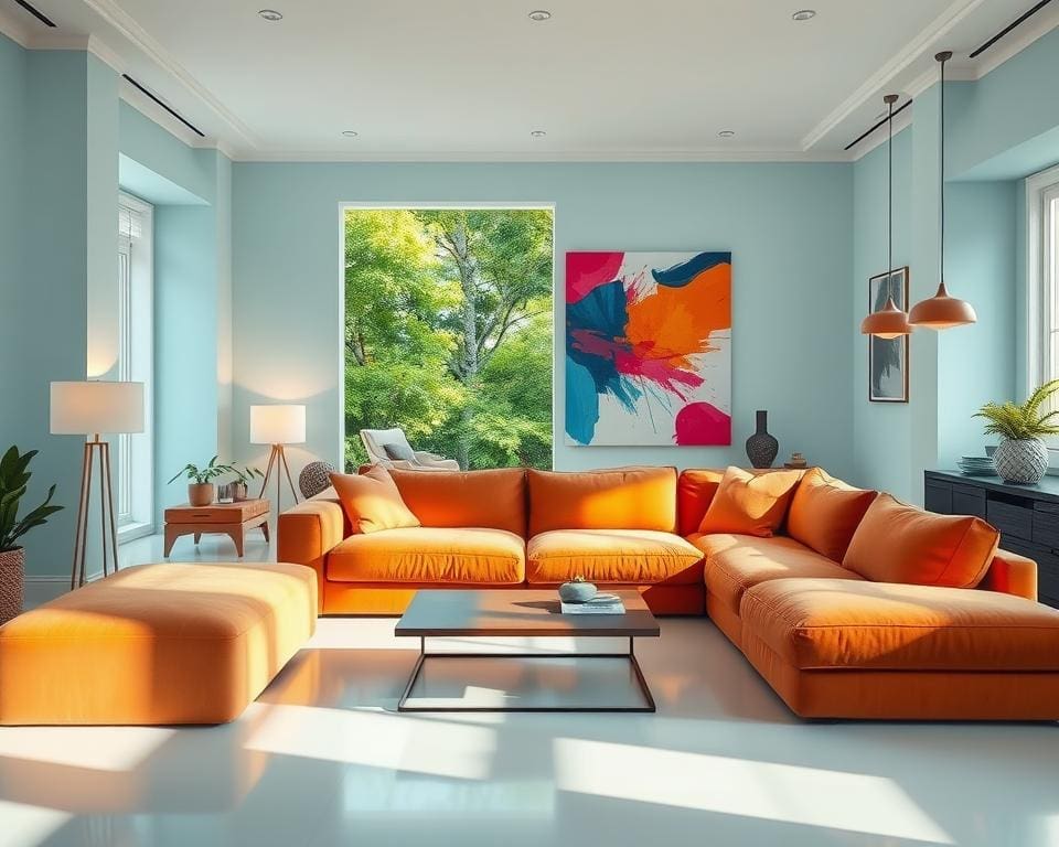 Welke kleuren geven je woning een ruimtelijk effect?