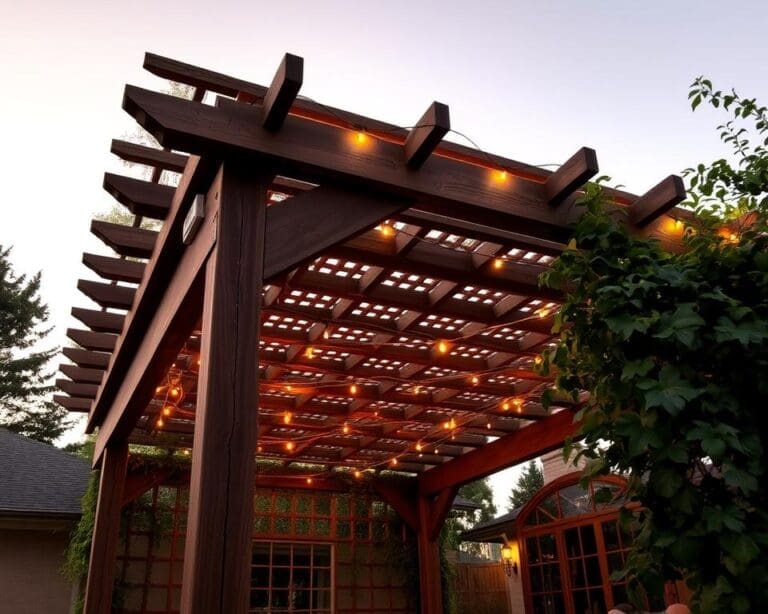 Wat maakt een pergola met verlichting ideaal voor zomeravonden?