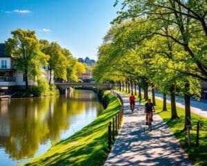 Wat zijn de mooiste fietsroutes langs het water?