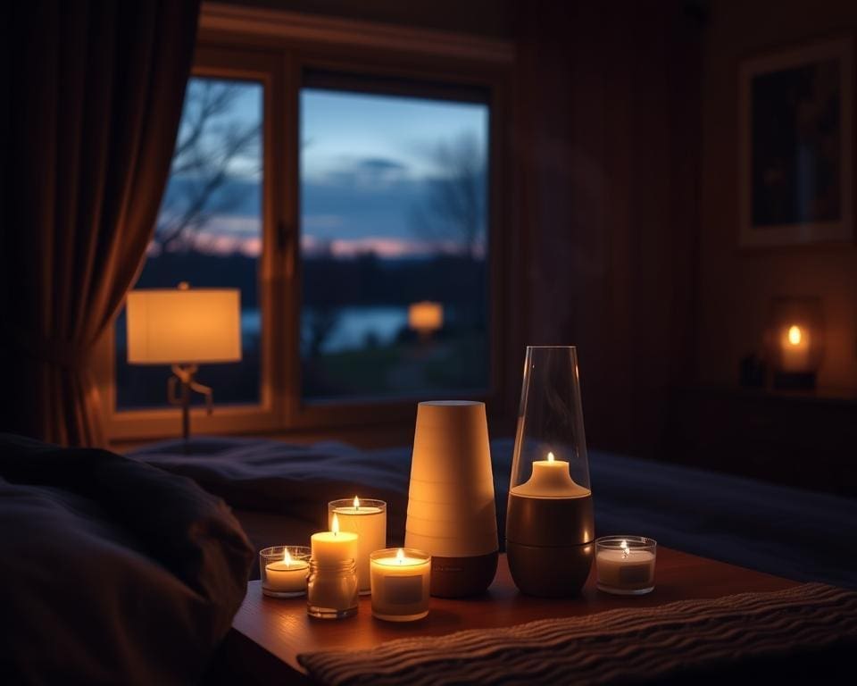 Welke geuren kalmeren in de avond?