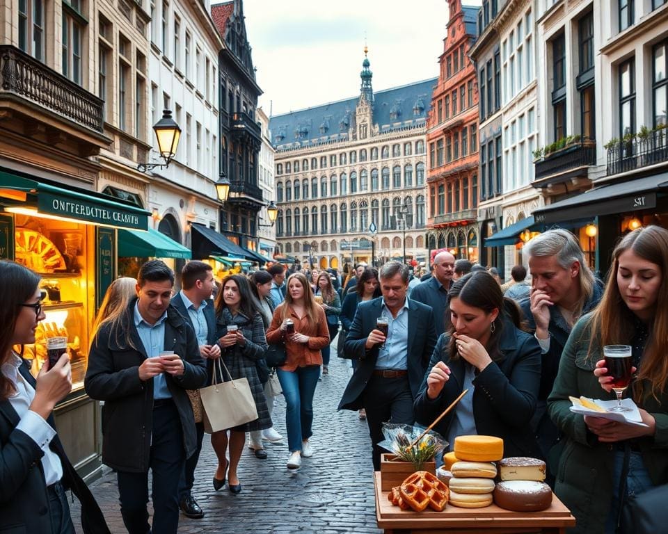 Hoe beleef je een culinaire wandeling door Brussel?
