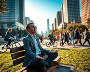 Hoe blijf je geaard in drukte?