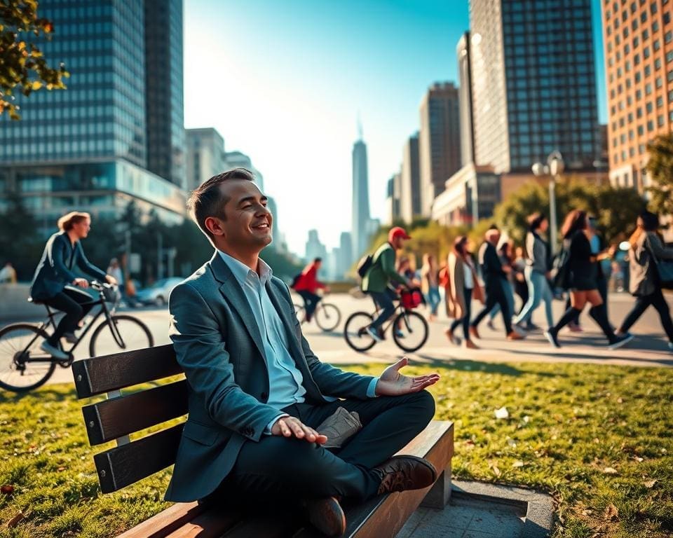 Hoe blijf je geaard in drukte?