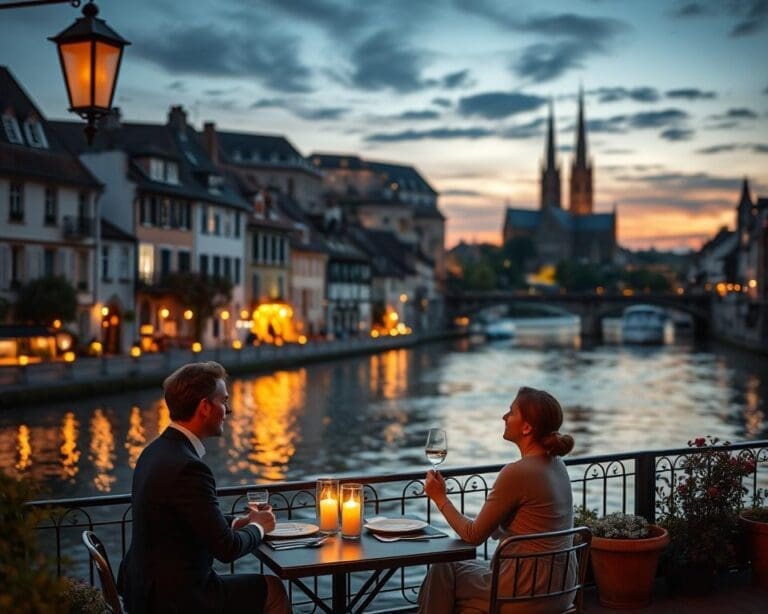 Hoe geniet je van een romantische avond in Dinant?