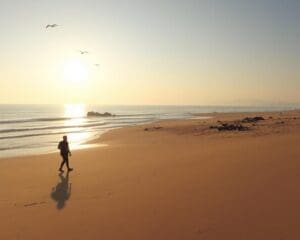 Hoe geniet je van een wandeling langs het strand?