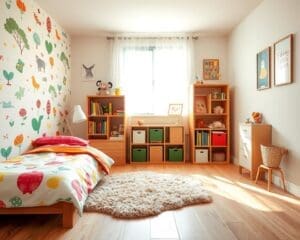 Hoe richt je een speelse slaapkamer in?