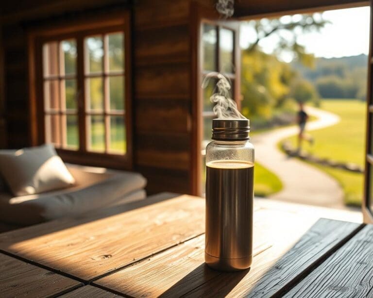 Waarom is een goede thermosfles handig voor onderweg?