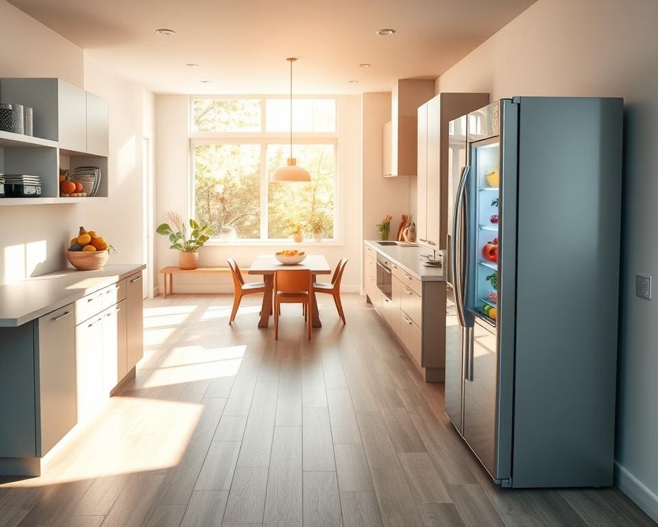 Welke koelkast past bij een open keuken?