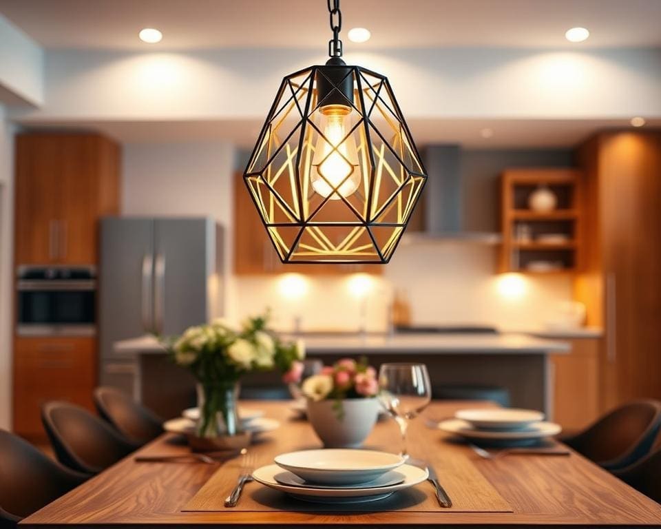 Wat maakt een hanglamp geschikt voor boven de eettafel?