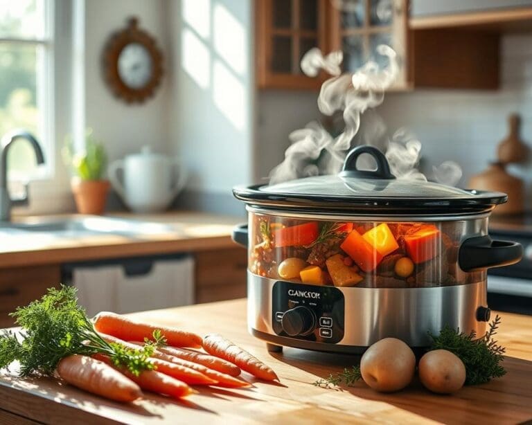 Wat maakt een slowcooker handig voor drukke dagen?