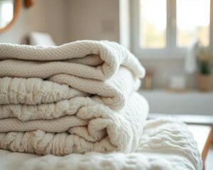 Welke handdoeken voelen zacht en stevig aan?