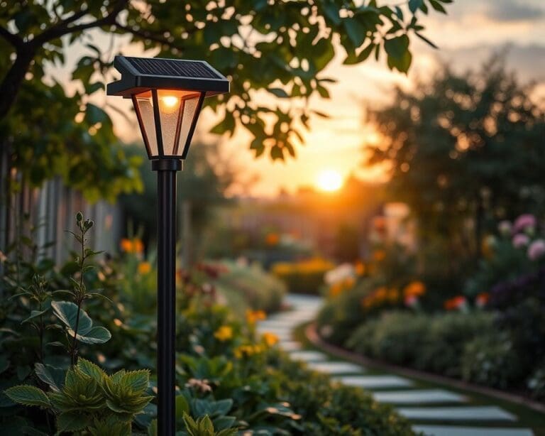 Welke tuinlamp werkt op zonne-energie?