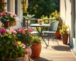 Welke tuinset past op een klein terras?